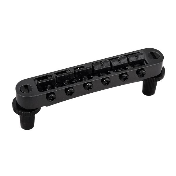 

metal guitar bridge tailpiece for gibson lp electric guitar, black