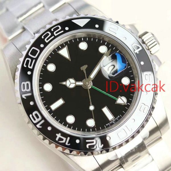 

Новый AAA luxury brand GMT керамический безель мужская механическая нержавеющая сталь с а
