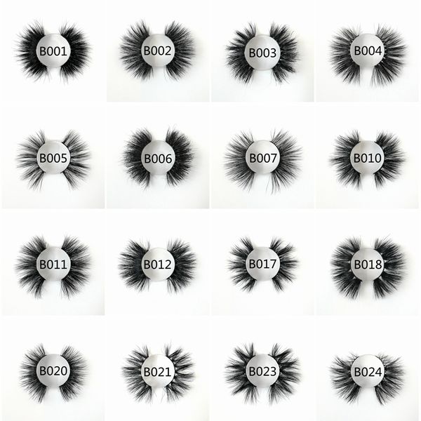 

false eyelashes 25mm mink 10 pairs make up lashes volume long 3d magnetic