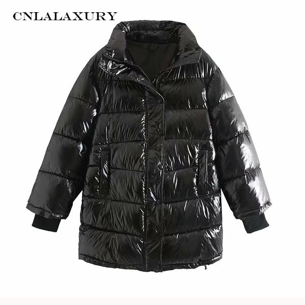 

2020 down parka women winter outerwear coats female long casual warm down puffer jacket parka branded oversized manteau femme, Black