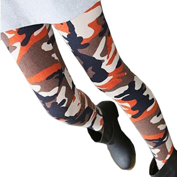 

women yoga leggings high elastic skinny camouflage legging spring autumn slimming women leisure jegging pants, White;red