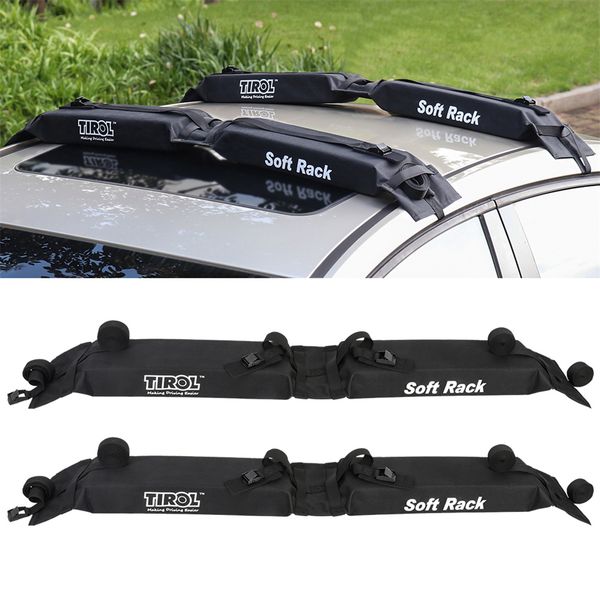 

universal car roof cargo storage rack soft roof rack cross bars protection pads