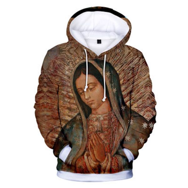 

fahsion notre dame hoodie with dame bless children printed notre-dame de paris autumn hoodies clothing, Black