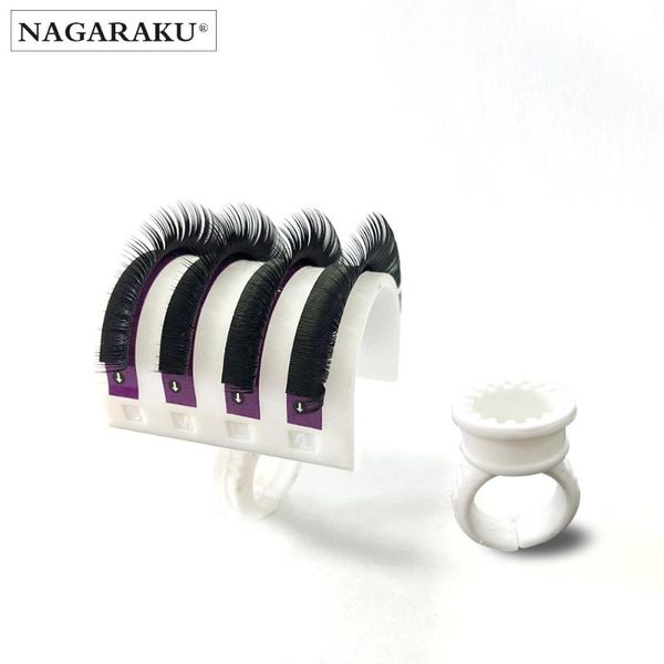 

false eyelashes nagaraku glue holder makeup lashes 2 sets u shape rings adjustable size u-band
