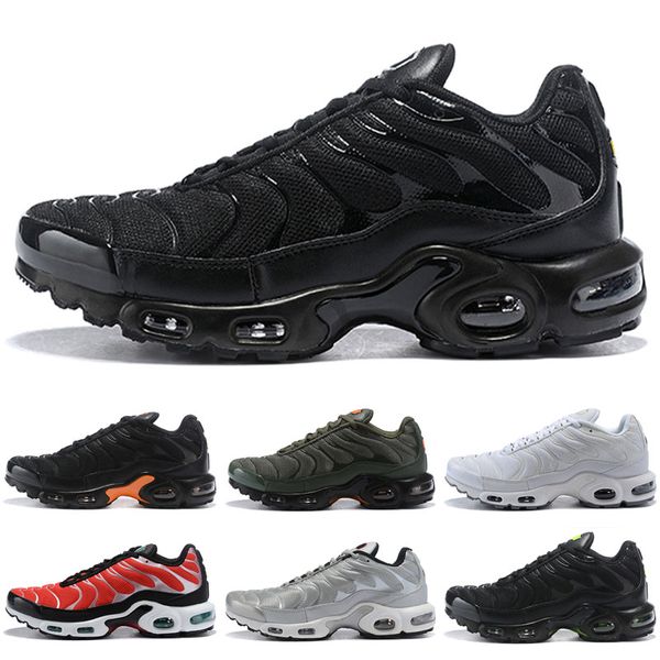 

Новые черные полосы синий вамп TN TN Olive In Metallic Белое серебро Мужские женские кроссо