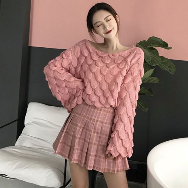 

women's casual off shoulder loose batwing sleeve pullover knit sweater, White;black