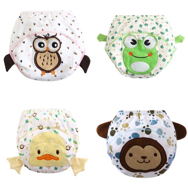

baby cartoon diapers pants 16 styles animal boutique cloth diapers infant cotton waterproof leakproof diaper newborn cloth nappy 060409