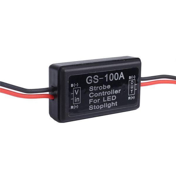 

flash strobe controller flasher for flashing led back rear brake slight lamp 12v car accessories