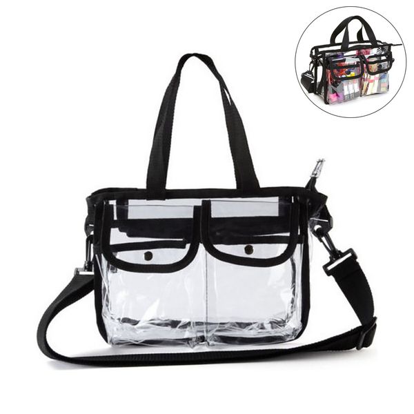 

fashion portable women organizer toiletry bag waterproof pvc transparent makeup ouch wash toiletry bag travel organizer case