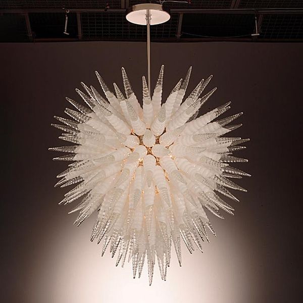 

современный большой люстры светильники clear прозрачный ball crystal люстра led висячие лампы из муранского стекла люстра лампа для отеля