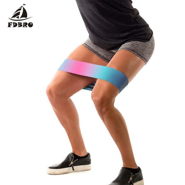 

exercise for thigh hips glutes bridge fitness workout multicolor latex slip cotton hip resistance bands booty elastic bands
