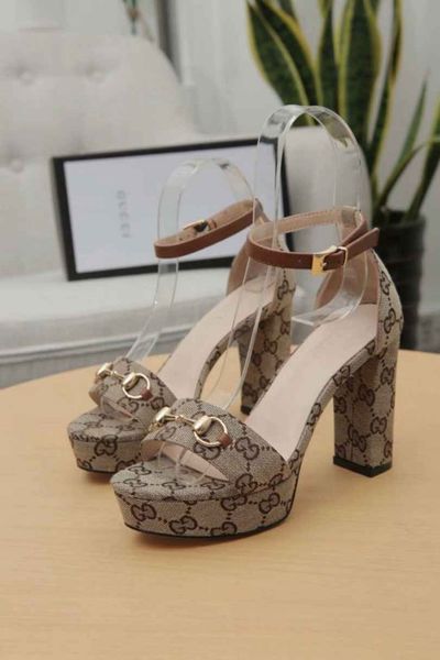 

2019 Newest Fashion Women's Sandals High Heels And Genuine Leather Elegant Sandals brand quality and original desgin