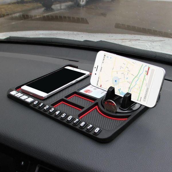 

multifunctional car pad mat car anti-slip mat auto phone holder non slip sticky anti slide dash phone mount silicone dashboard