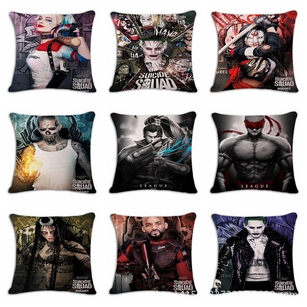 

cruel real cartoon mianma version flax pillow back cushion