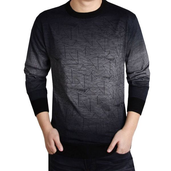 

knitting sweater men brand clothing for mens sweaters print hang pye casual shirt pullover pull o-neck male sweater drop ship, White;black