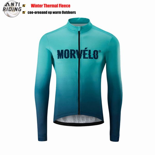 

winter mens long sleeve thermal cycling jersey pro dh mtb outdoor camping clothing ropa ciclismo maillot warm bike shirt, Black;red