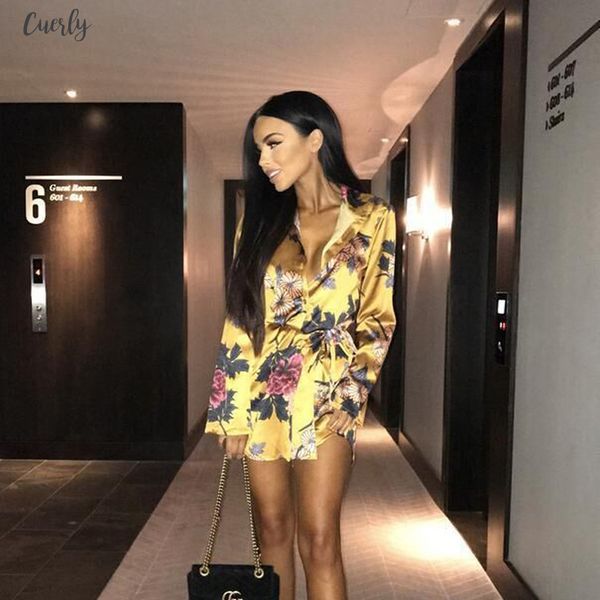 

summer women silk satin shirt dresses dress ladies print floral long sleeve loose short mini dresses beach party dress, Black;gray
