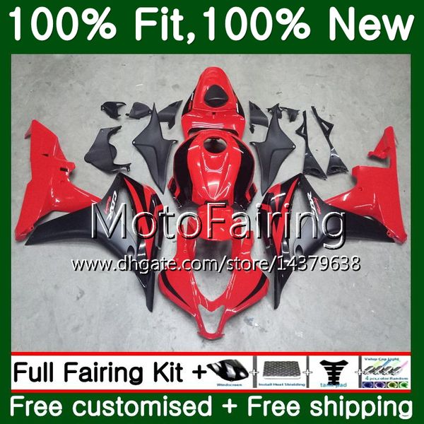 

injection body+tank for honda cbr 600rr 07 cbr 600 rr f5 07 08 60mf22 cbr600rr cbr600f5 08 red black cbr600 rr 2007 2008 fairing bodywork