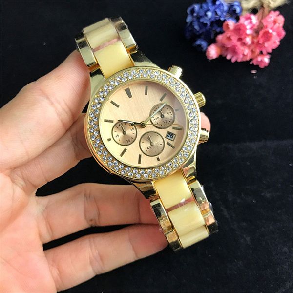

new arrivals lady watches dress stainless steel women watch gifts bracelet wristwatches female clock montre femme, Slivery;brown