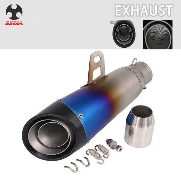 

motorcycl 38mm-51mm stainless steel exhaust pipe system universal for dirt bike street bike scooter atv