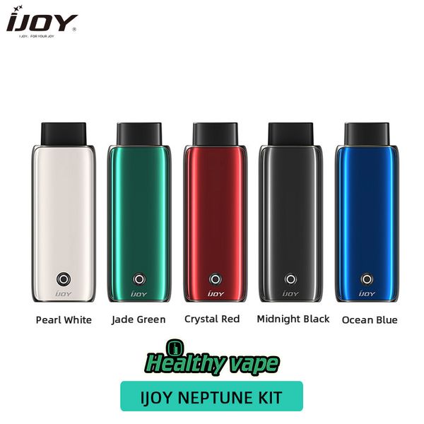 

100% оригинал IJOY Neptune Vape Pod System Kit 12W с аккумулятором 650 мАч 1.3 мл Три регулируемых напряжения