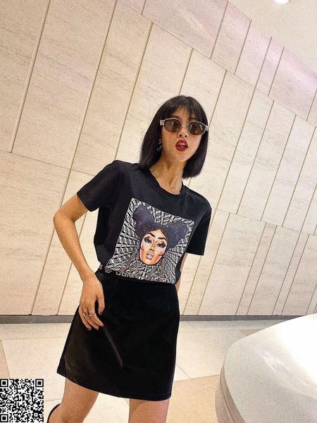 

2020 quliaty women t shirt casual t-shirts women summer clothes 20191119-pd56u1*84121, White;black