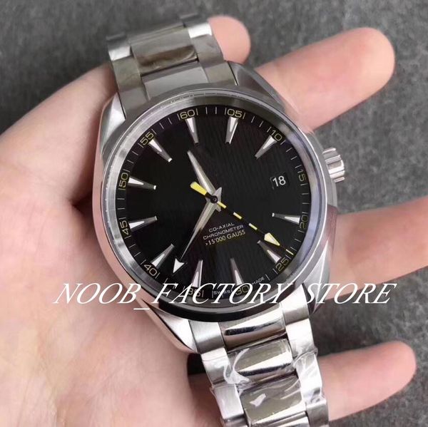 

luxury super vs factory mens bumblebee teak dial automatic watches men axial cal.8508 gauss diver 150m rio olympic games watch wristwatches, Slivery;brown