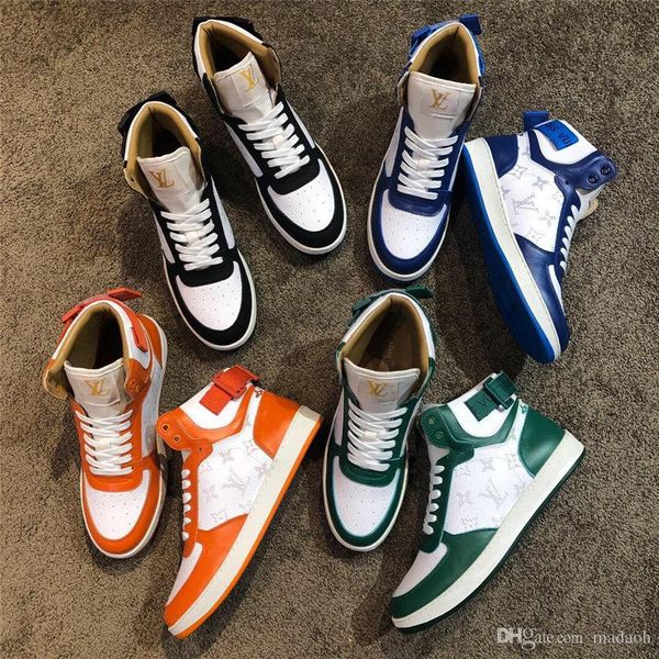 

19fw sneakers men casual shoes fashion breathable sneaker trend luxury high flats shoes zapatillas hombre madak, Black