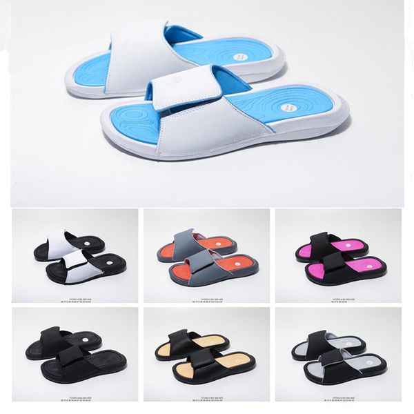 

jumpman brand hydro 6 sandals men women summer sandals multi anti-slipping outdoor slippers sport sippers size 36-45, Black