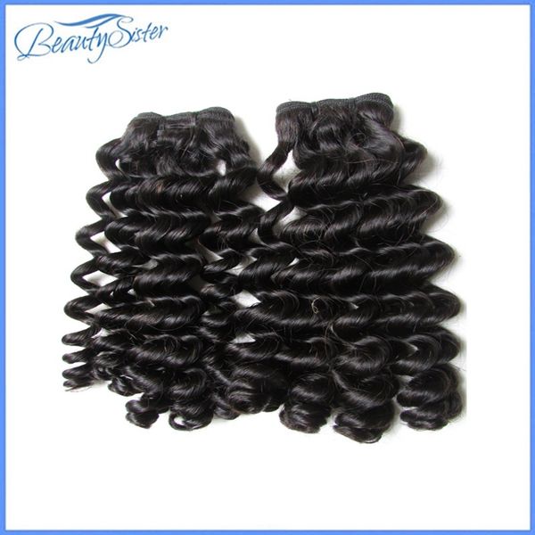 

clearance super 10a double drawn human hair bundles loose curl 2pcs lot sale unprocessed virgin hair natural color, Black