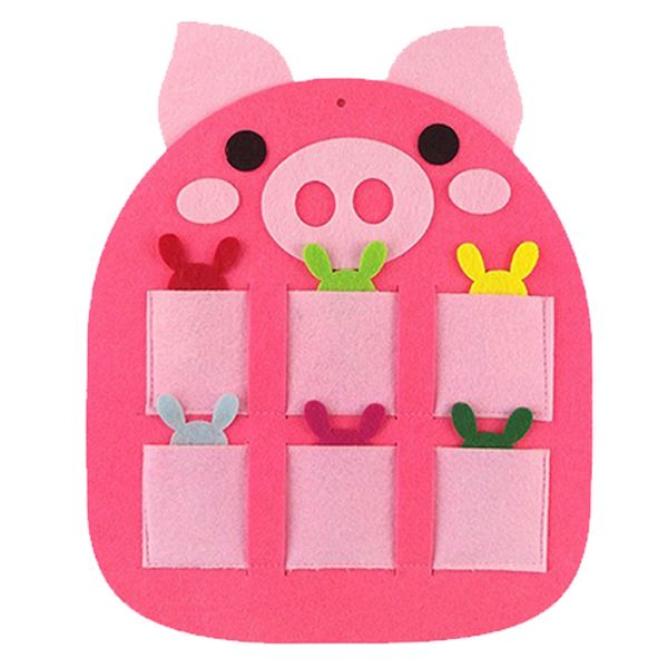 

non-woven fabric kindergarten educational toy storage bag diy felt cloth storage bag ornaments