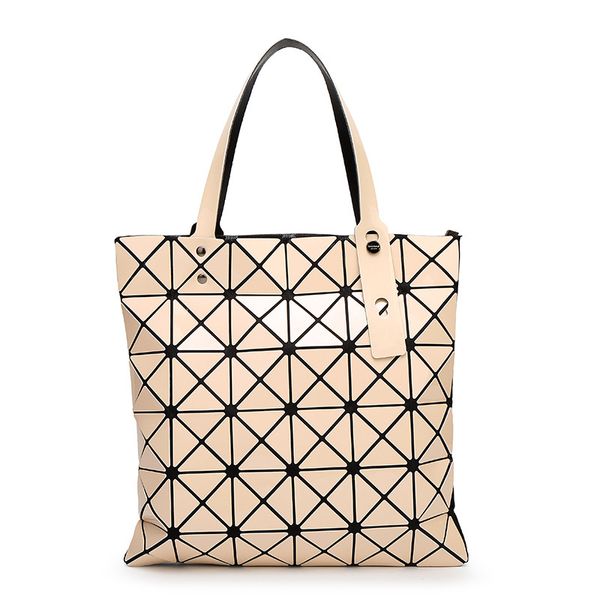 

handbag female folded geometric plaid bag fashion casual tote bao bao women handbag baobao bag mochila shoulder