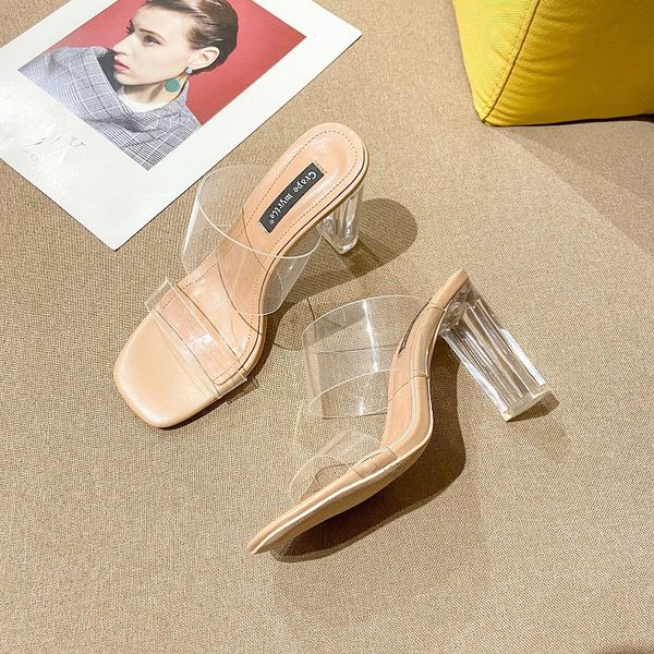 

shoes med glitter slides woman's slippers rubber flip flops shose women heeled mules jelly 2020 hawaiian soft heels transparent, Black