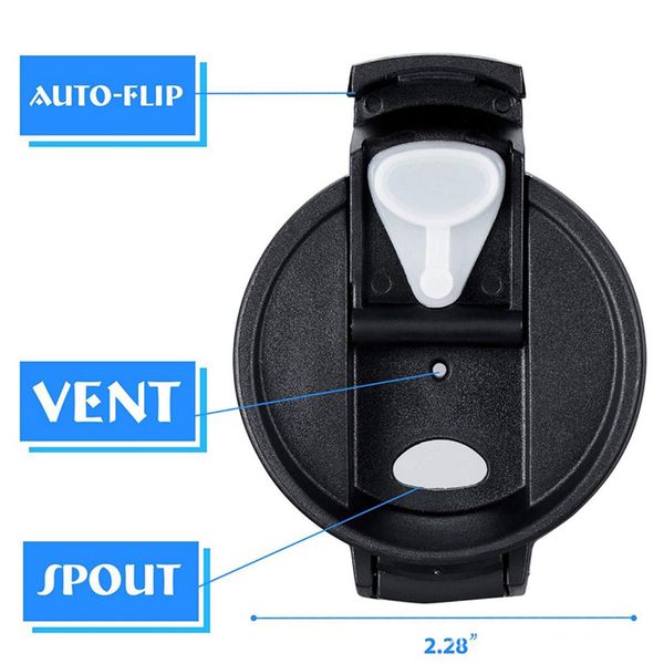 

water bottle lid replacement cap straw spout push flip lids for stainless steel vacuum cup for camping hiking climbing acce