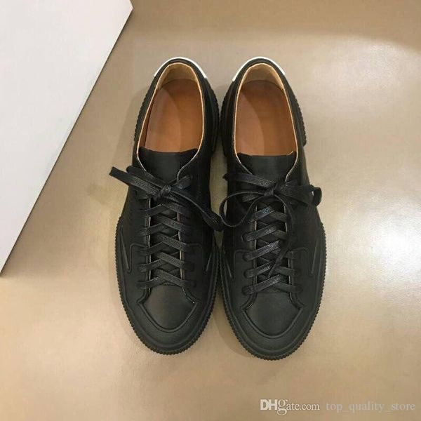 

ventilation new original box genuine leather run away designer sneakers fashion casual shoes women shoes trainers men mixed color size 38-44, Black