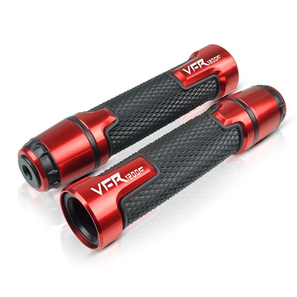 

motorcycle aluminum plastic handlebar 22mm handle bar grip hand cap end moto racing grips for vfr1200 1998-2019 cafe racer