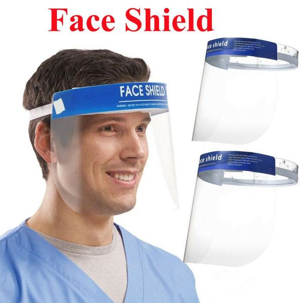 

Противотуманный лицевой щиток полная изоляция лица Маски прозрачная защитная маска защита козырька безопасность лицевой щиток защитная маска CCA12006