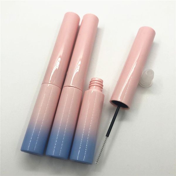 

7ml mascara tube packing bottles make up empty tube plastic gradient portable mascara tube with eyelash wand brush rra1885