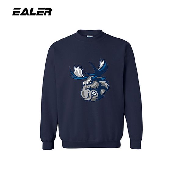 

jets men navy blue sports sweater fitness coat with logo for ice hockey fans sweatshirt, White;black