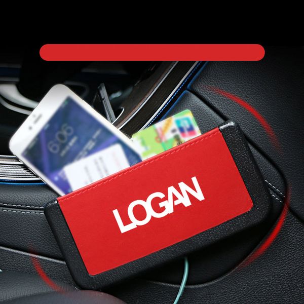 

car organizer storage box for logan cigarette phone glasses ic card holder organizers box car styling accessories