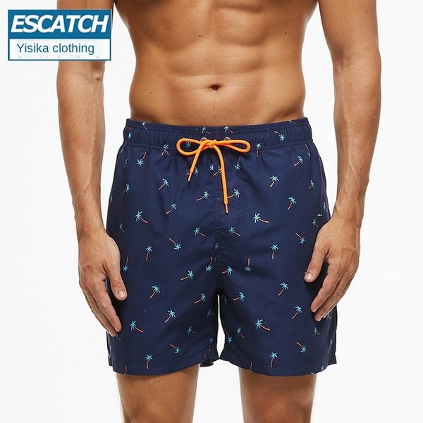 

mens designer escatch surfing large size printed beach pants loose swimming trunks, Black
