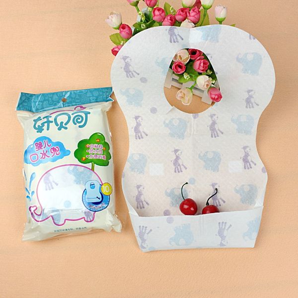 

10PCs Toddlers Drooling Bibs Sets Disposable Baby Saliva Towel Drool Bib Suitable For Children Baby Cartoon Feeding Cloth