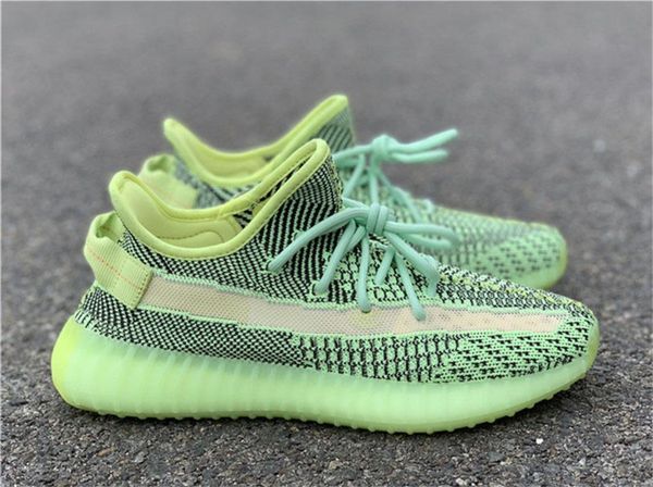 

2020 authentic originals v2 yeezreel reflective non -reflective yecheil fw5191 fw5190 kanye west fw5191 casual shoes men women size, Black