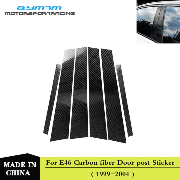 

real carbon fiber b door post for 3 series e46