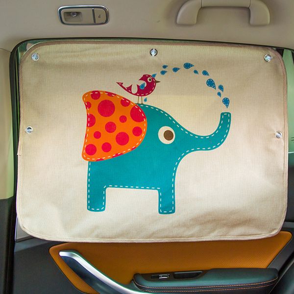 

1pc universal car side window sunshade curtain summer adjustable solar sun visor for baby solar uv protection sheets