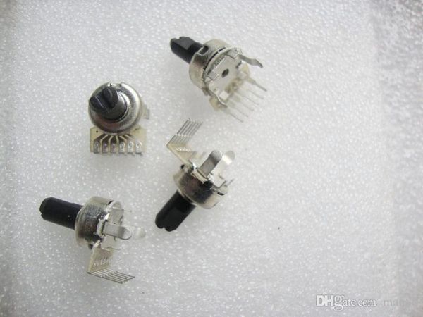 

single row 6 feet potentiometer a50k handle width 6mm handle length 10mm