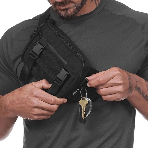 

sport waist bag men waterproof outdoor tactical chest bag crossbody men women mochila bagpack travel hip bum bags fanny pack new