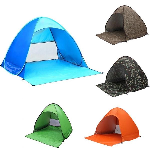 

outdoor camping hiking fishing beach uv protection automatic tent