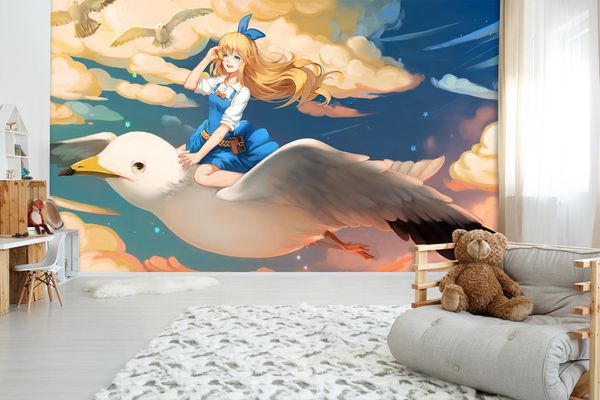 

self-adhesive] 3d alice in wonderland 525646 japan anime wall paper mural wall print decal murals