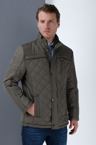 

m8616 dewberry coat -khaki, Black;brown